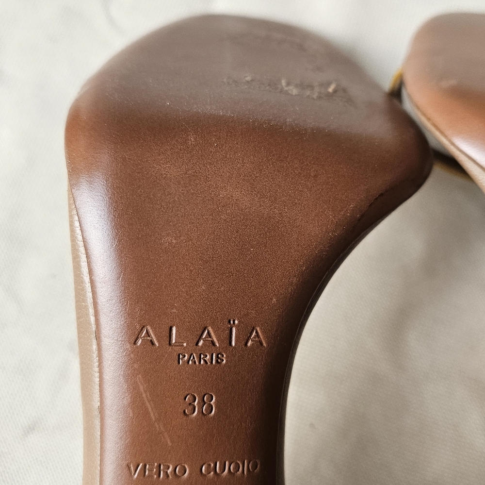 ALAÏA - Patent Leather Stiletto Sandal - NEVER WORN - Picture 9 of 11